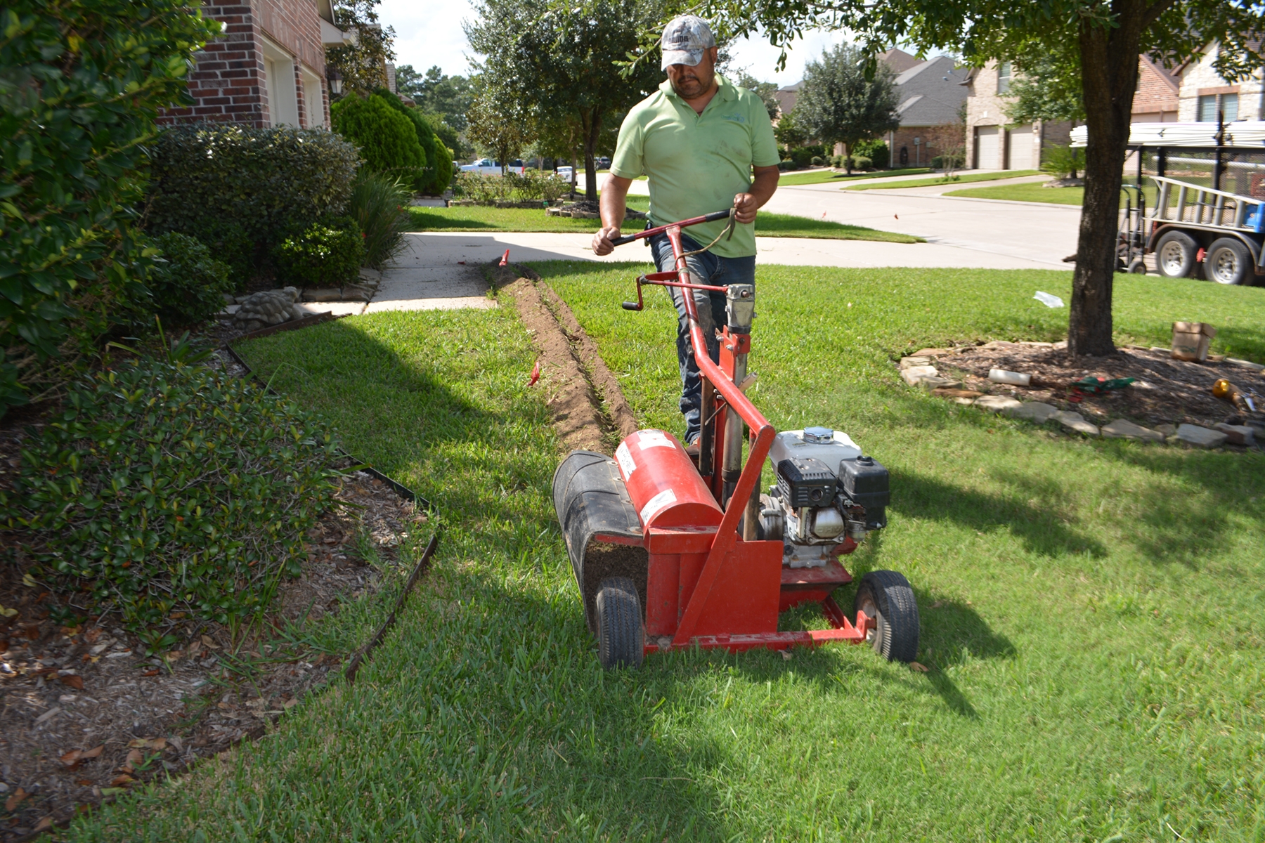Precision trenching for irrigation success Turf & RecTurf & Rec