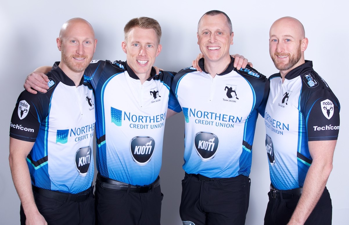 Team Brad Jacobs presents KIOTIdonated masks to Sault front line